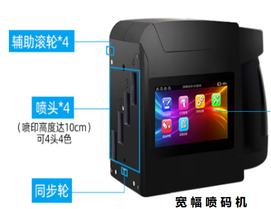 手持寬幅噴碼機(jī)3行同時(shí)噴印總高75mm
